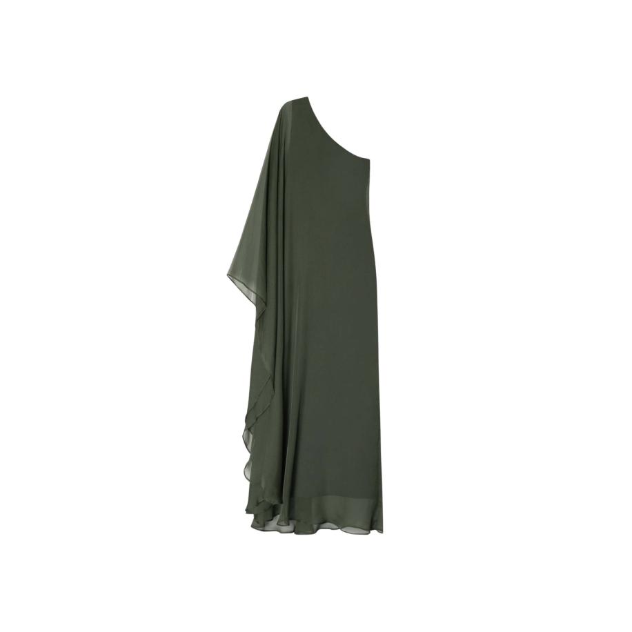 THE-ARE THE-ARE Jurk donkergroen -