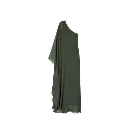 THE-ARE THE-ARE Jurk donkergroen