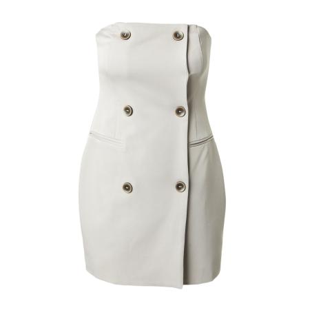 Misspap Misspap Jurk stone grey