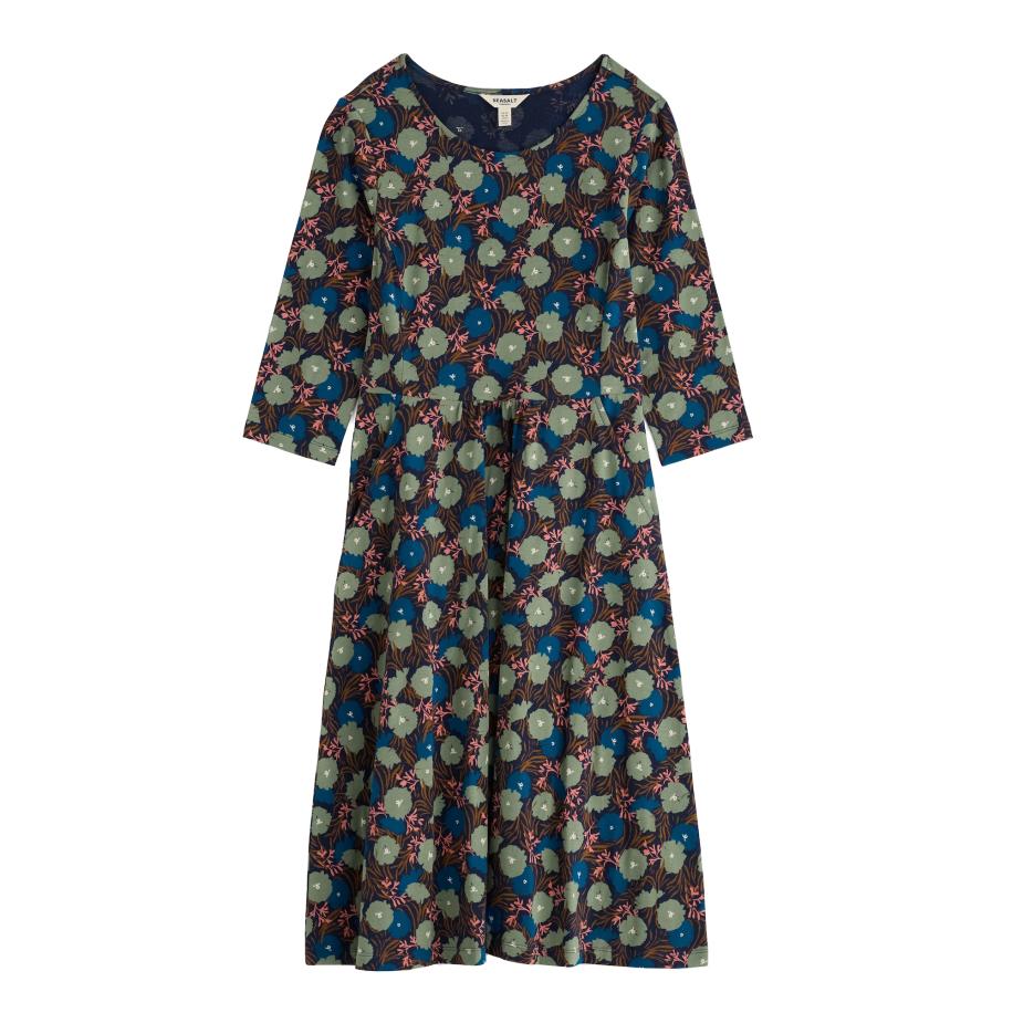 Seasalt Cornwall Seasalt Cornwall Jurk April blauw / bruin / groen / zwart -