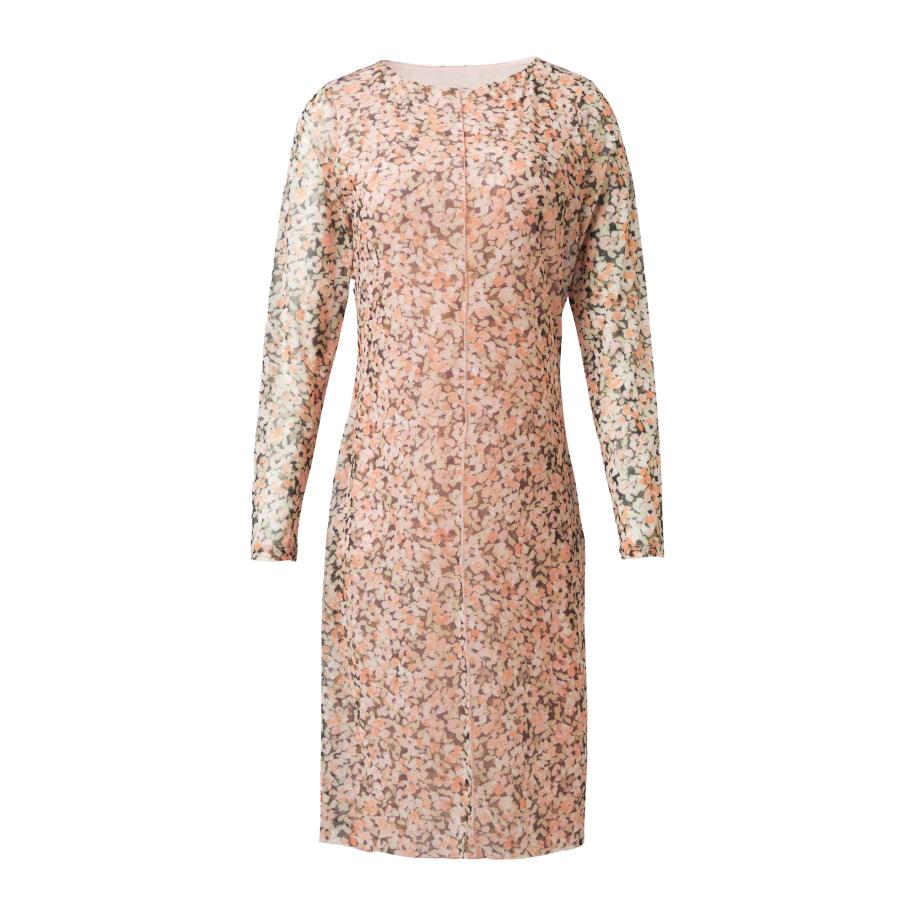 comma casual identity comma casual identity Jurk groen / rosa / zwart / wit -