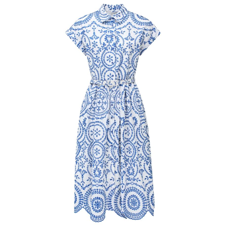 Salsa Salsa Jeans Blousejurk blauw / wit -