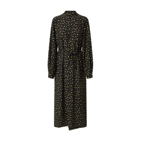 EDITED EDITED Jurk Dalary geel / pastelgroen / zwart