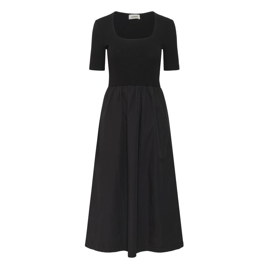 Soaked in Luxury SOAKED IN LUXURY Jurk Phoebe zwart -