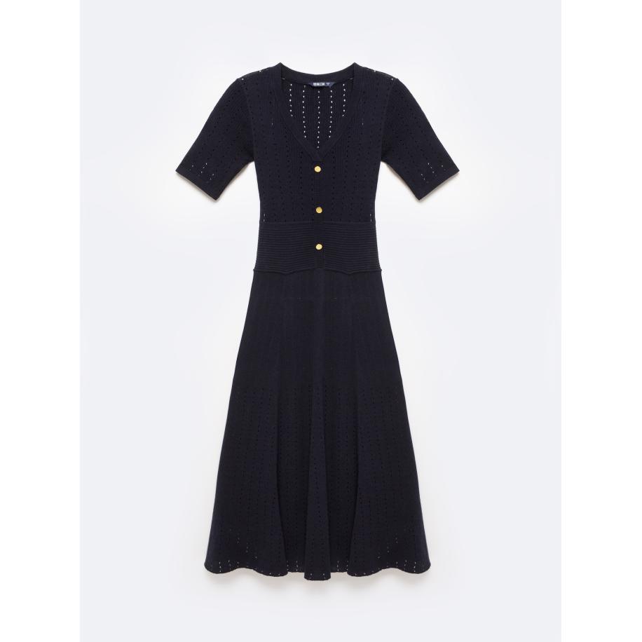 Big Star BIG STAR Gebreide jurk marine -