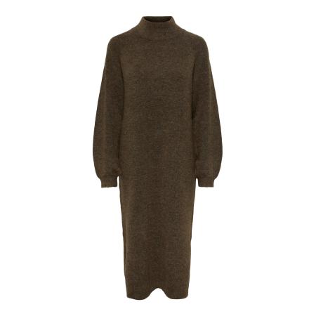 YAS YAS Gebreide jurk YASBalis bruin