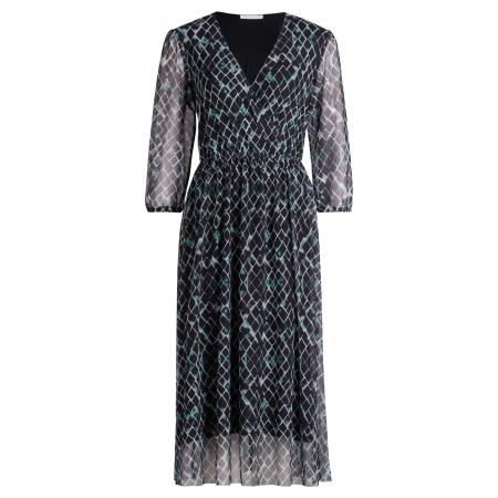 Betty & Co Betty & Co Avondjurk mintgroen / zwart