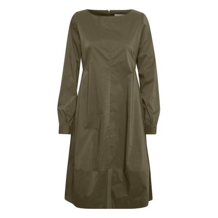Culture CULTURE Jurk Antoinett olijfgroen