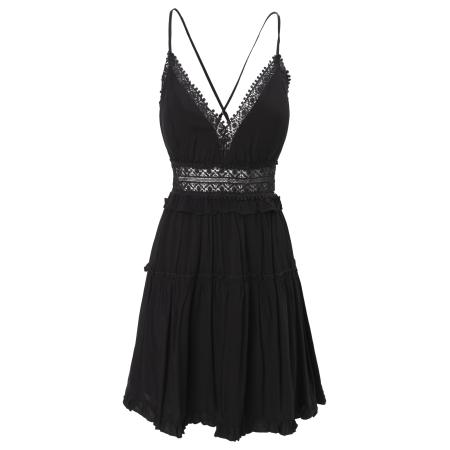 Influencer Influencer Zomerjurk zwart