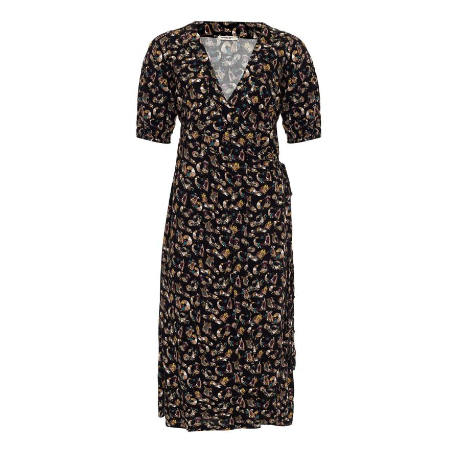 Anou Anou Anou Anou Jurk gemengde kleuren / zwart -