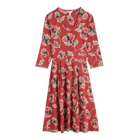 Seasalt Cornwall Seasalt Cornwall Jurk Pier View groen / donkergroen / rood