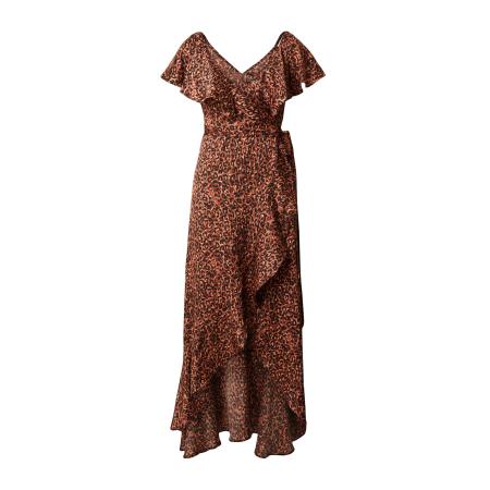 Topshop TOPSHOP Jurk roestbruin / lichtbruin / zwart