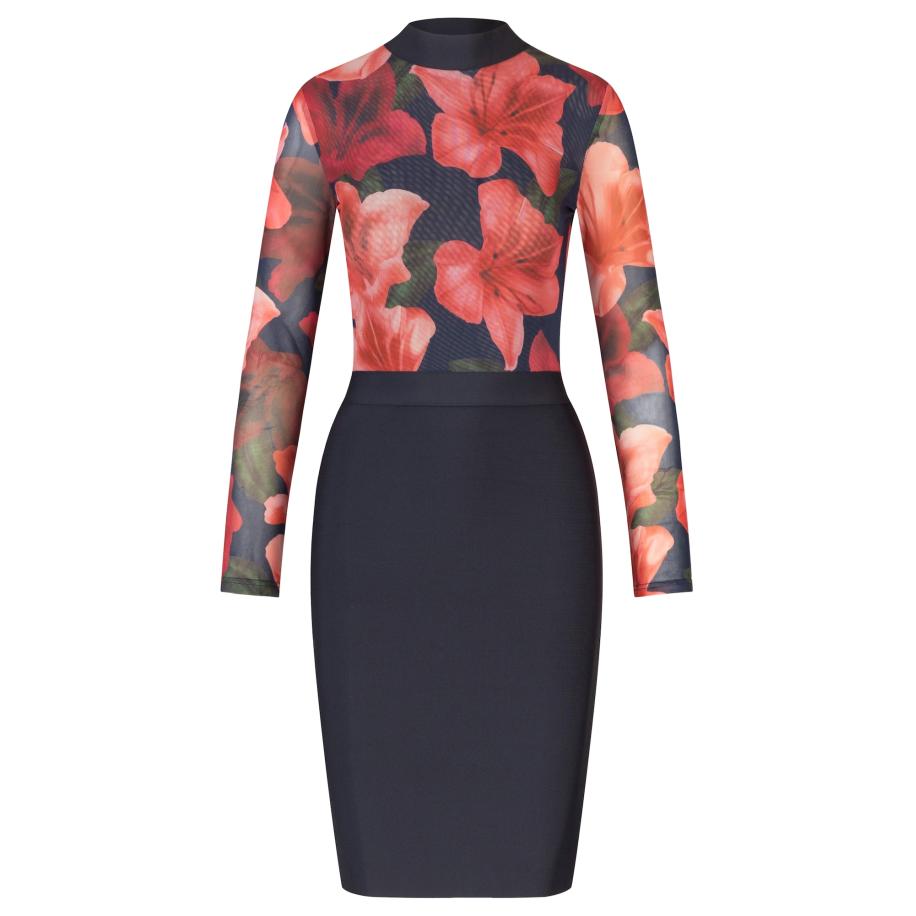 Kraimod Kraimod Kokerjurk navy / gemengde kleuren -