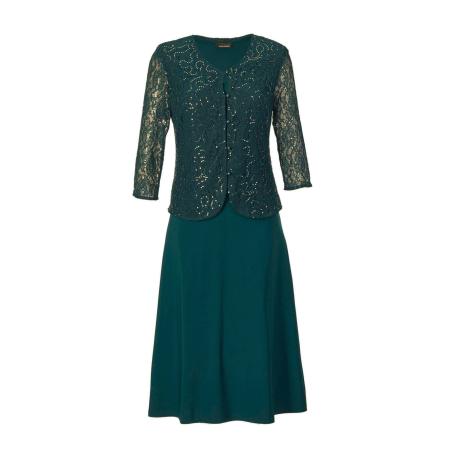 Goldner Goldner Cocktailjurk goud / smaragd