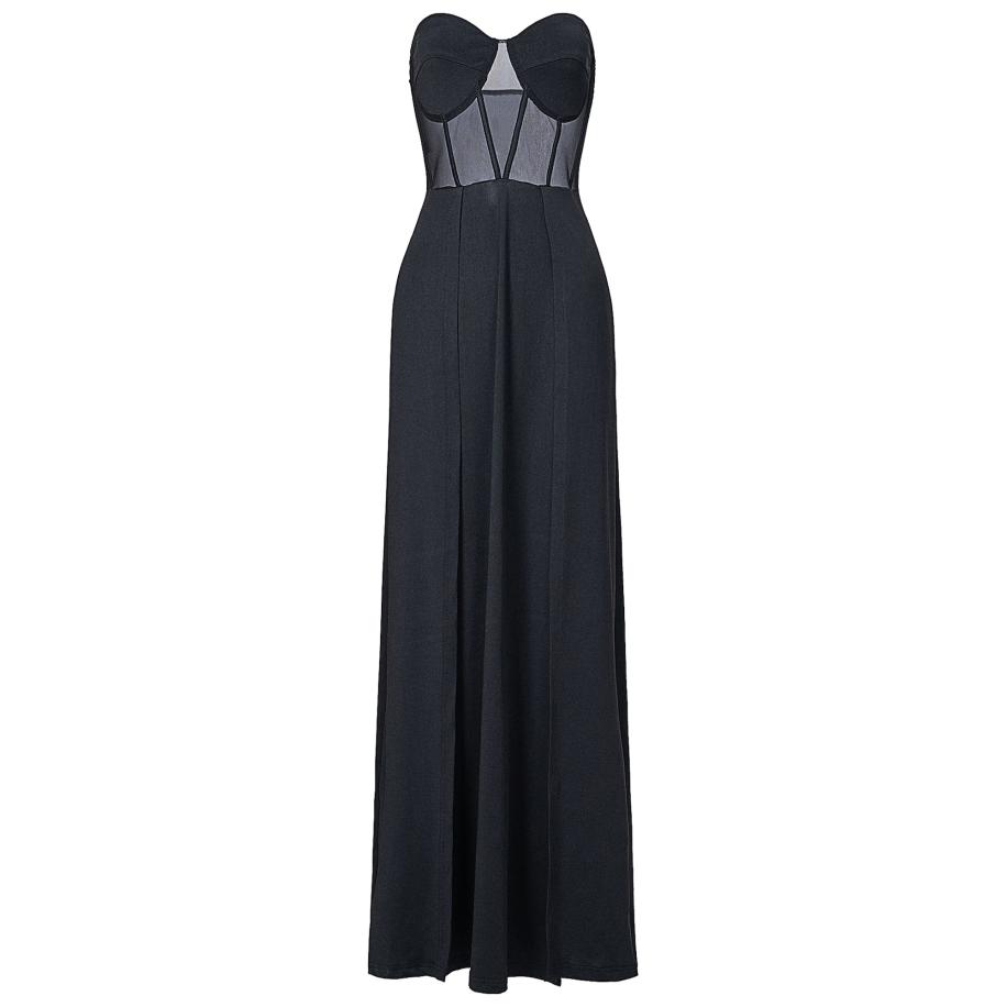 Moda Minx Moda Minx Avondjurk Aimee zwart -