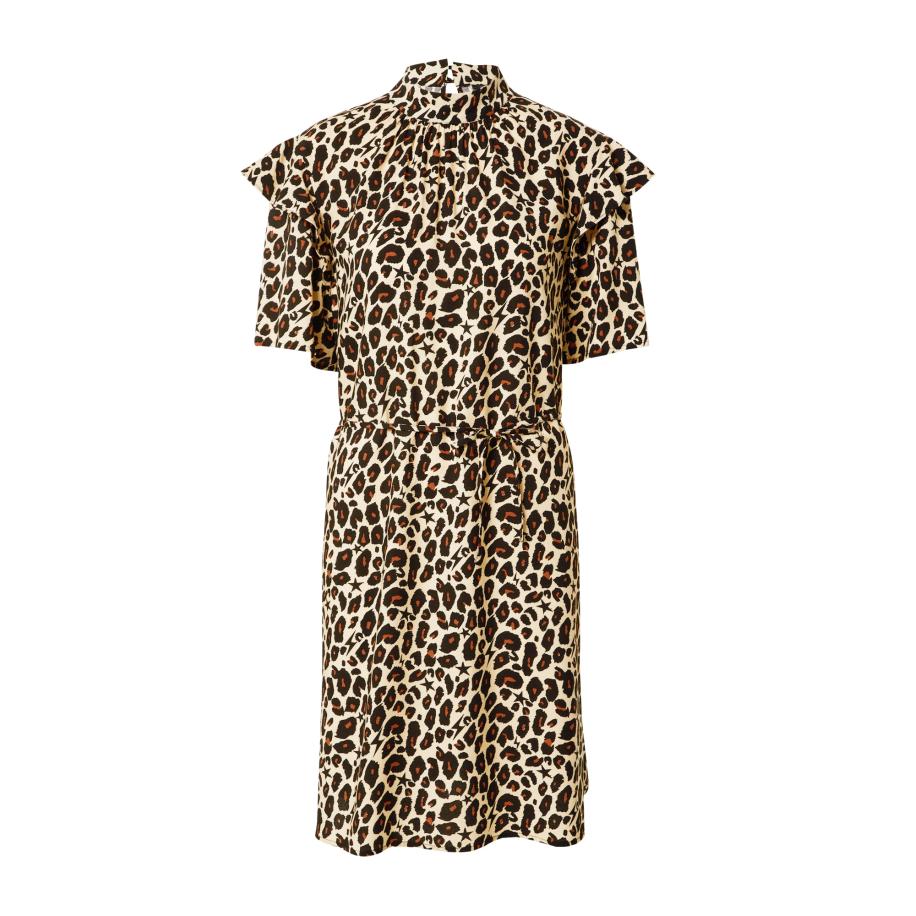 IKKS IKKS Jurk ROB beige / karamel / zwart -