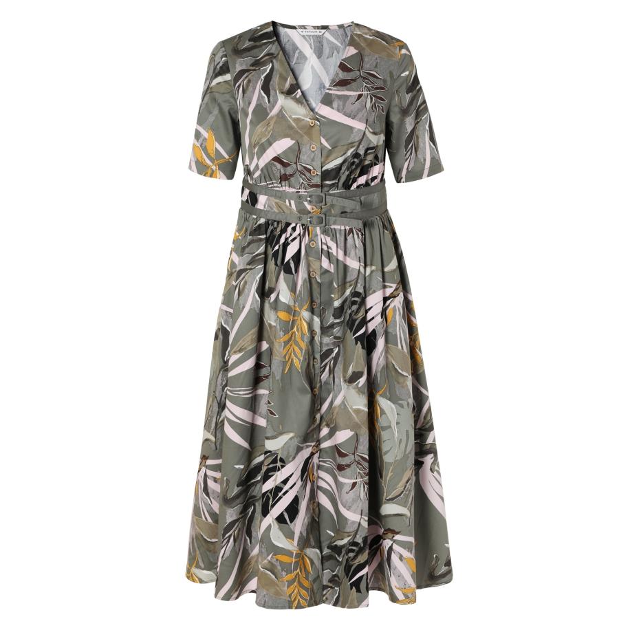 TATUUM TATUUM Jurk Silta kaki / gemengde kleuren -