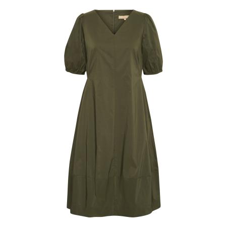 Culture CULTURE Jurk olijfgroen