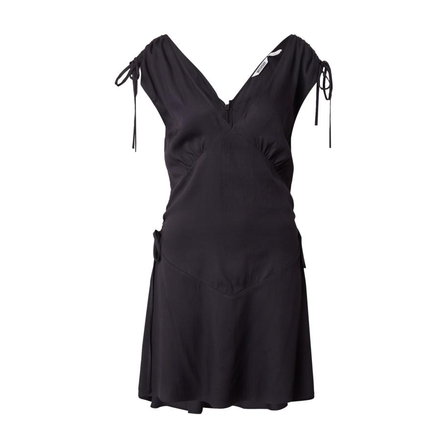 Weekday WEEKDAY Jurk Fiona donkergrijs -
