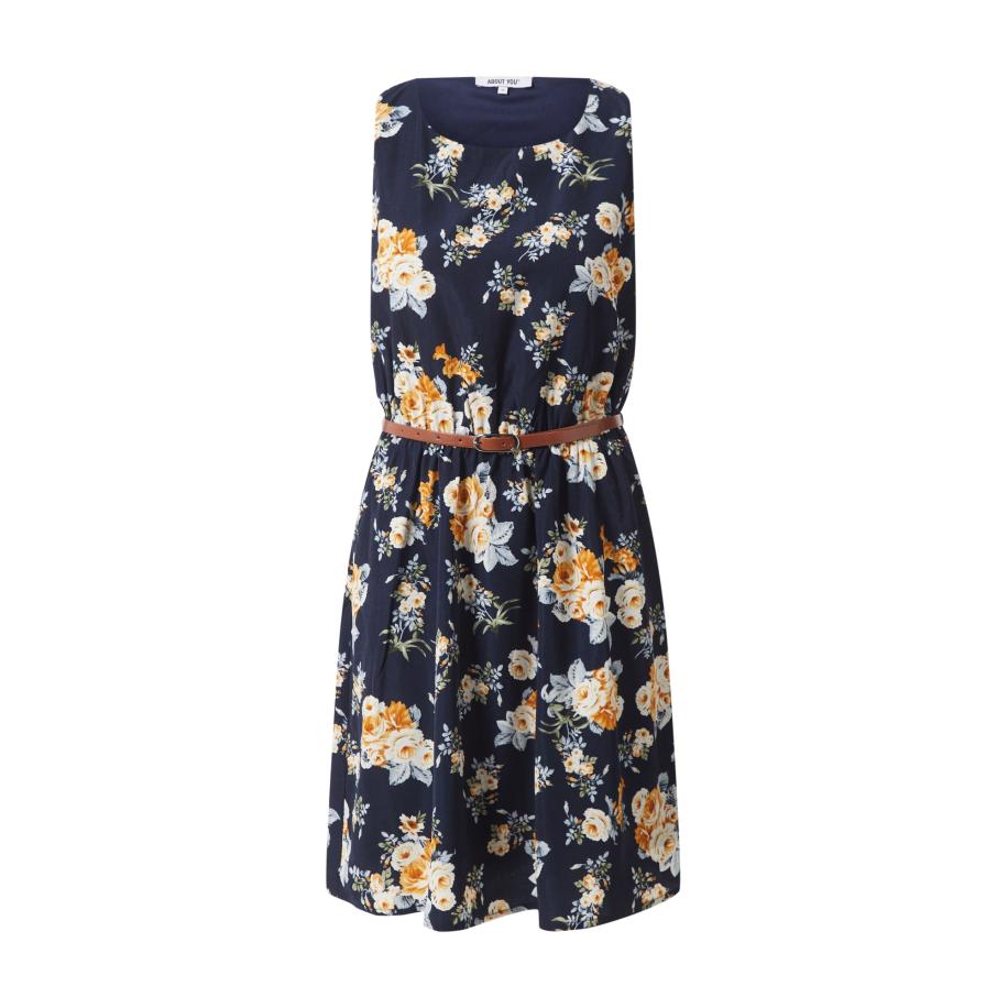 ABOUT YOU ABOUT YOU Jurk Chani navy / gemengde kleuren -