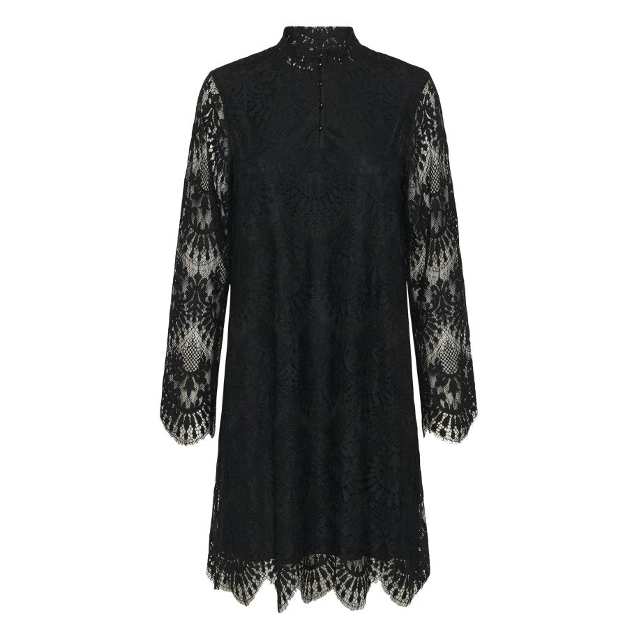 Culture CULTURE Jurk CUAzime Okram LS zwart -