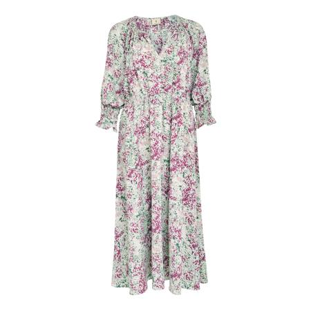 Peppercorn Peppercorn Jurk Marva donkergroen / lila / rosa / wit