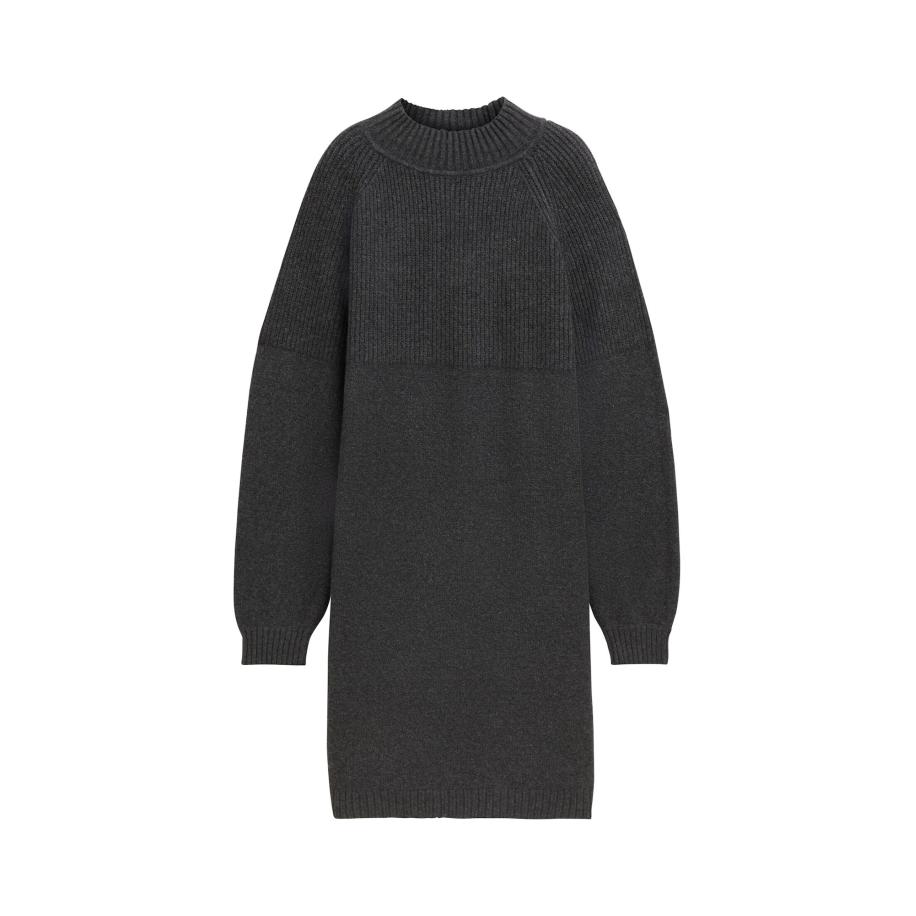 Tom Tailor TOM TAILOR DENIM Gebreide jurk antraciet -