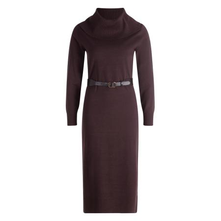 Zero zero Jurk donkerbruin