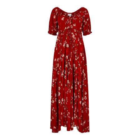 Apricot Apricot Jurk beige / rood