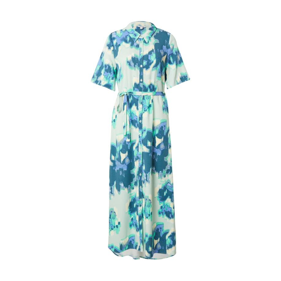 Mbym mbym Blousejurk Sicca SS-M navy / royal blue/koningsblauw / lichtgroen / offwhite -