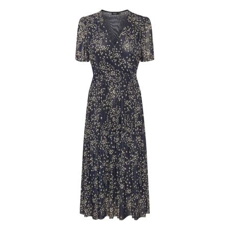 Soaked in Luxury SOAKED IN LUXURY Zomerjurk Aldora beige / nachtblauw