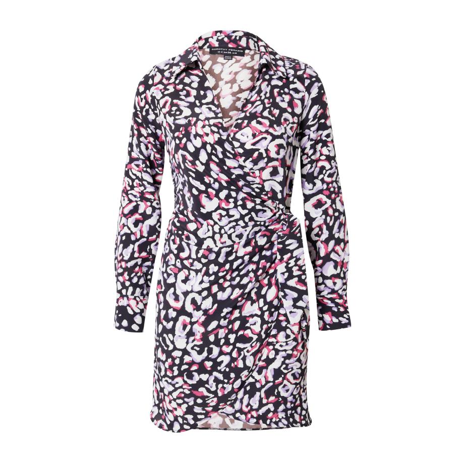 Dorothy Perkins Dorothy Perkins Blousejurk lila / pink / zwart / wit -
