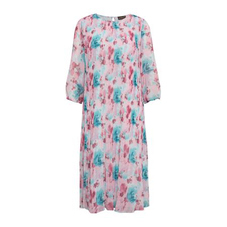 Goldner Goldner Jurk blauw / lichtroze / donkerroze