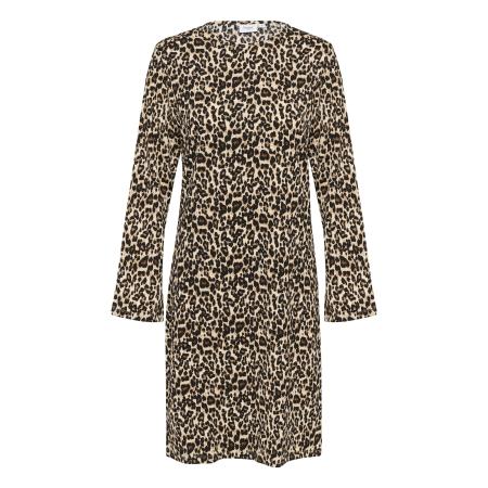 Saint Tropez SAINT TROPEZ Jurk Ilyssa lichtbruin / zwart