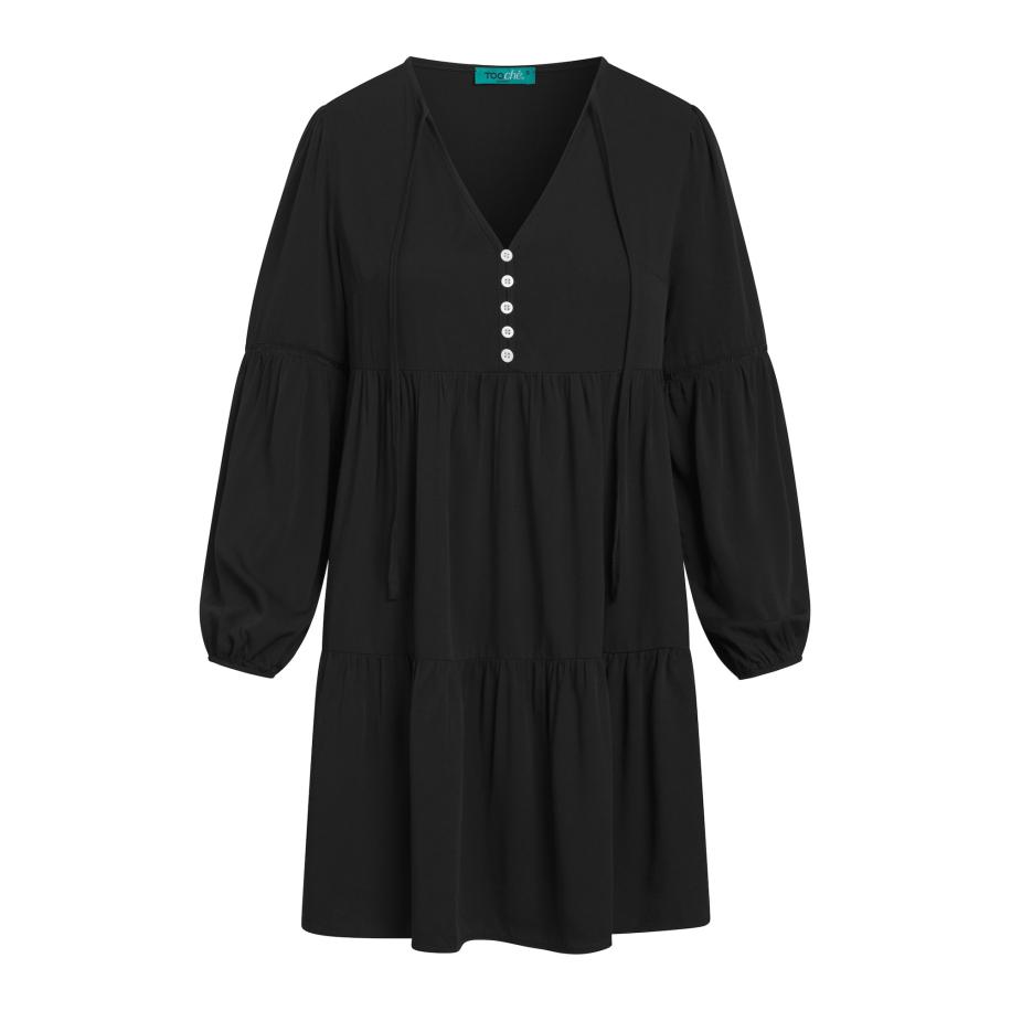 TOOche TOOche Zomerjurk Elegant Charm zwart / wit -