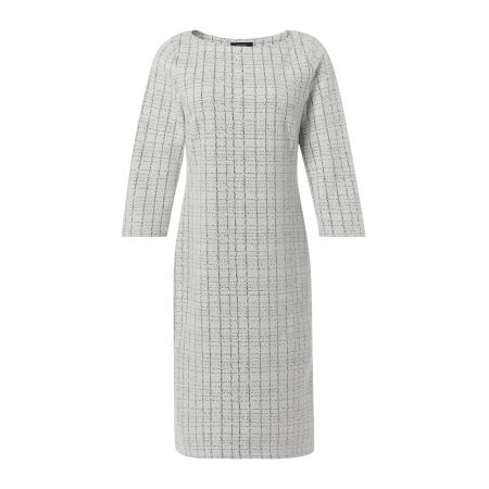 COMMA Jurk zwart / offwhite