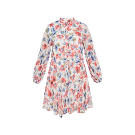 FELIPA FELIPA Blousejurk Fashion Look gemengde kleuren / wit