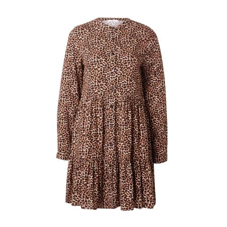 Hailys Hailys Blousejurk La44ura beige / bruin / zwart