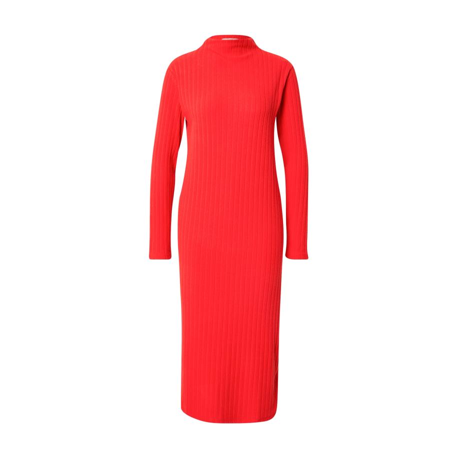 Mavi Mavi Gebreide jurk knalrood -