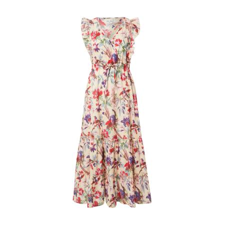 Lollys Laundry Lollys Laundry Zomerjurk Samo sand / duifblauw / rosa / rood