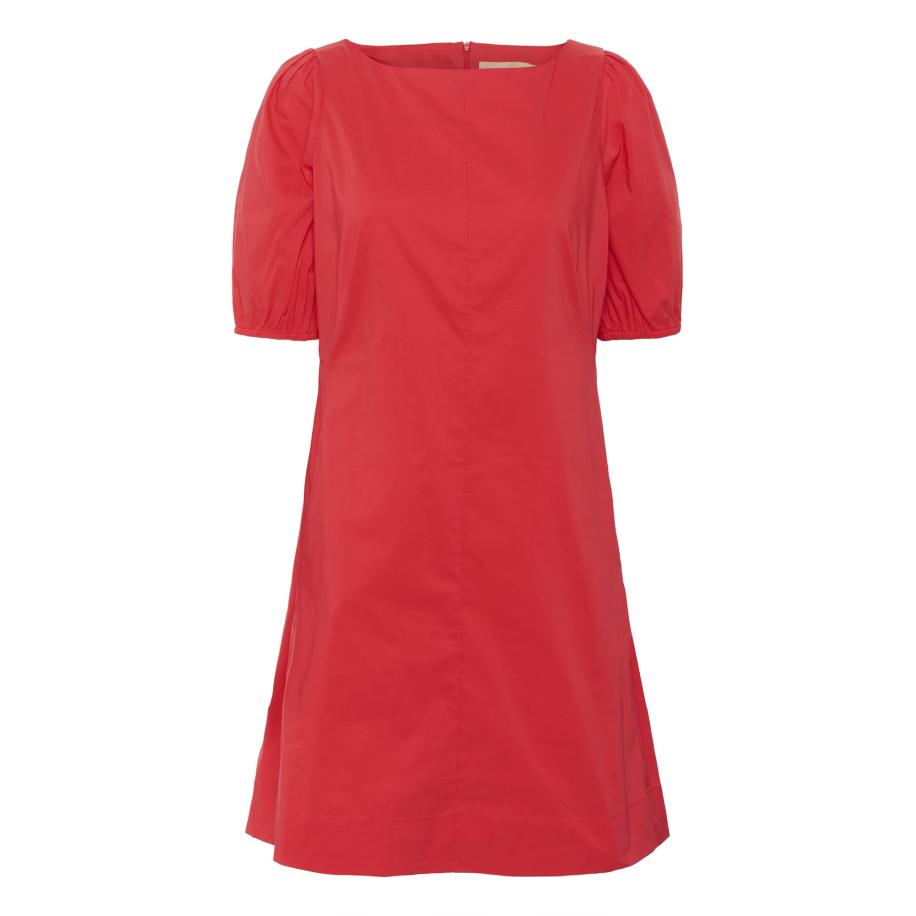 Culture CULTURE Jurk Novi Antoinett rood -