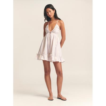 St MRLO St MRLO Jurk Jacci beige / pastellila