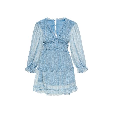 FELIPA FELIPA Jurk Fashion Look lichtblauw / grijs