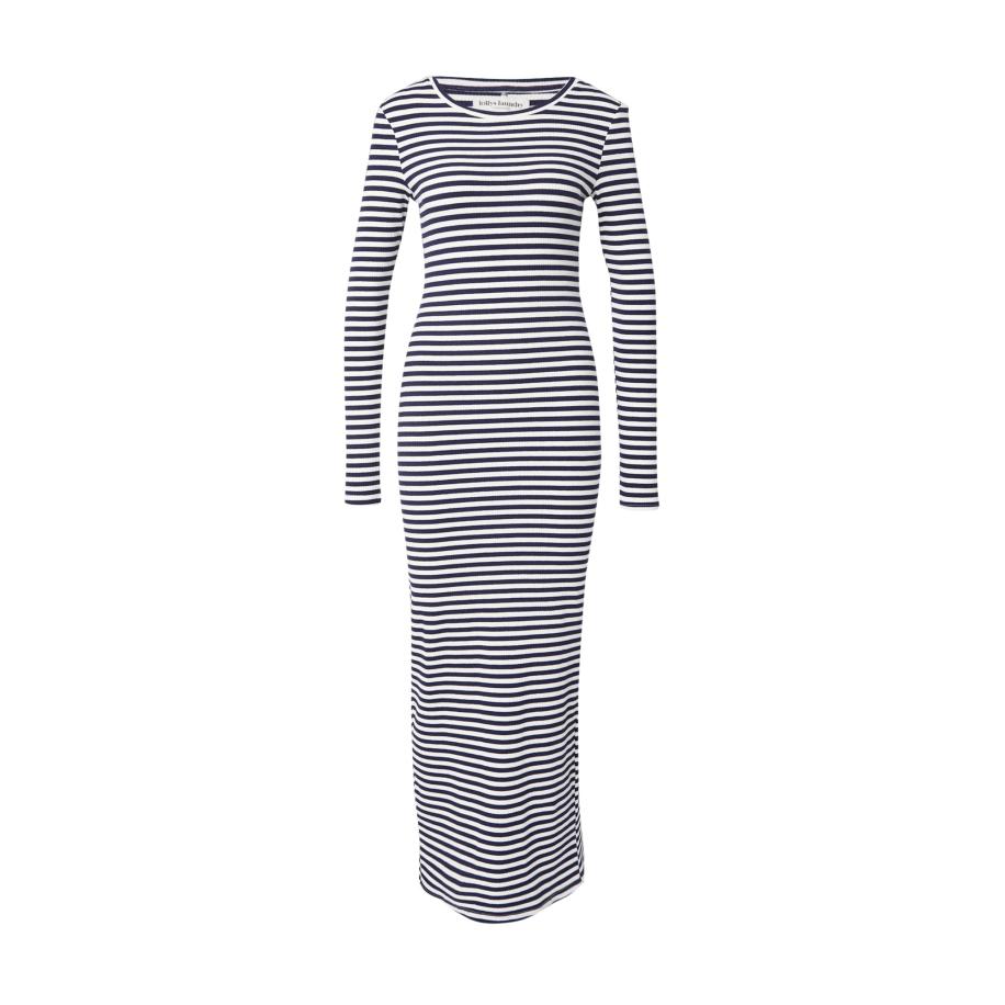 Lollys Laundry Lollys Laundry Jurk Christine navy / wit -