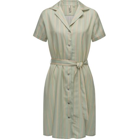 Ragwear Ragwear Blousejurk groen gemêleerd / perzik