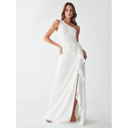 BWLDR BWLDR Avondjurk CATIA DRESS wit