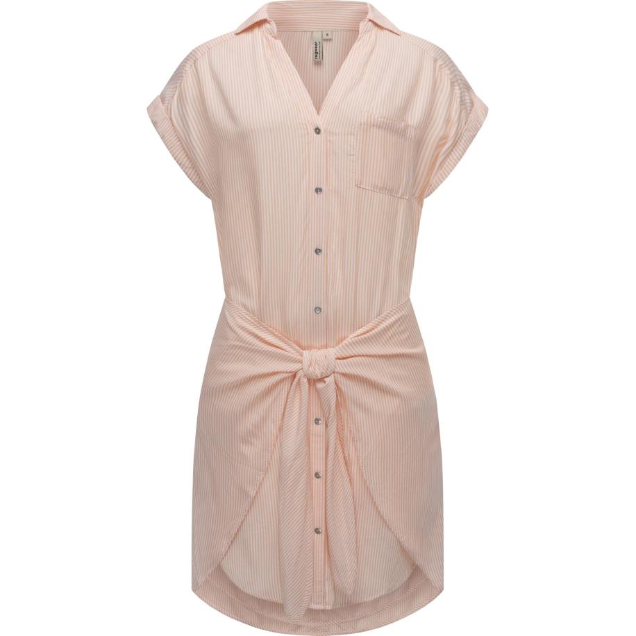 Ragwear Ragwear Blousejurk Bahaya perzik / wit -