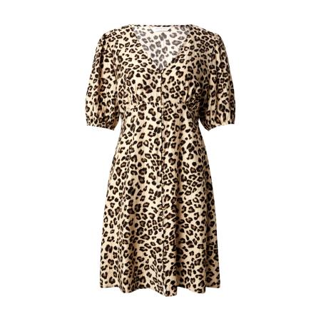 MSCH COPENHAGEN Jurk Kalani Vlora beige / bruin / zwart