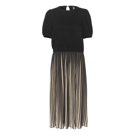 Culture CULTURE Jurk CU Carly crème / zwart