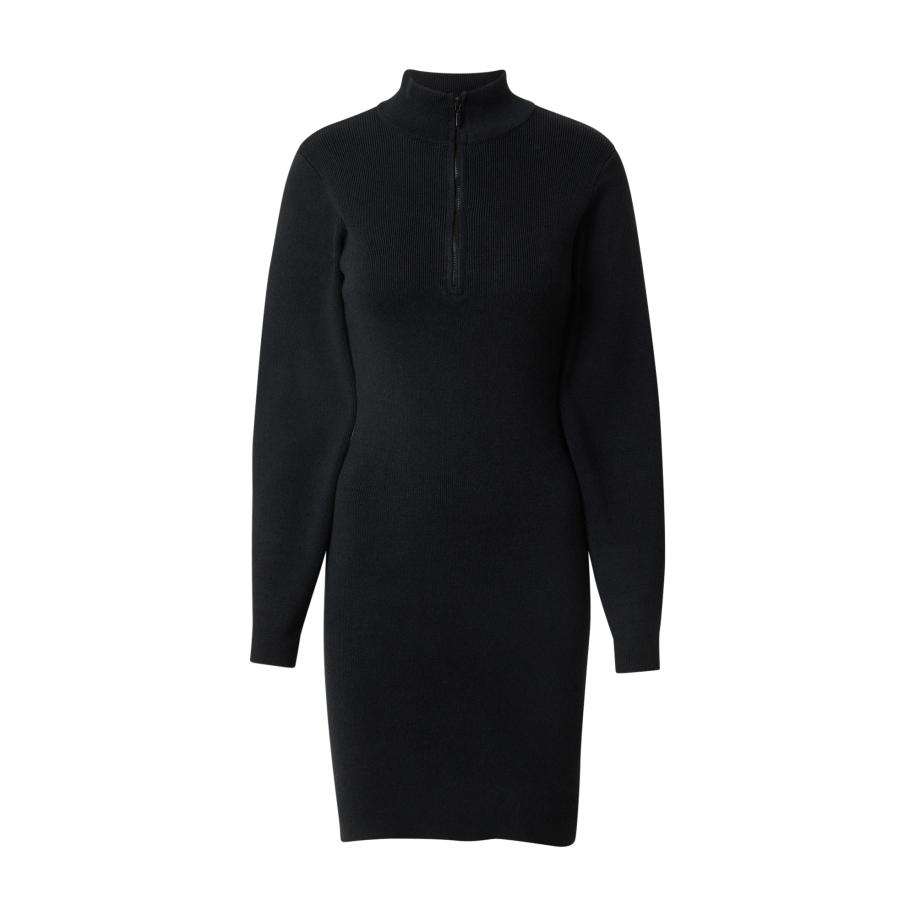 millane millane Gebreide jurk zwart -